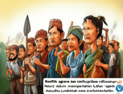 Konflik agraria dan perjuangan petani dalam mempertahankan lahan