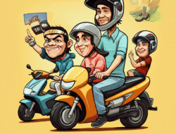Tips Aman Naik Motor Saat Ramai Arus Mudik